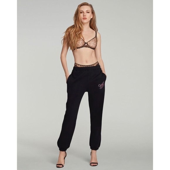 Agent Provocateur Rayley Black Jogger Pants NWT $185